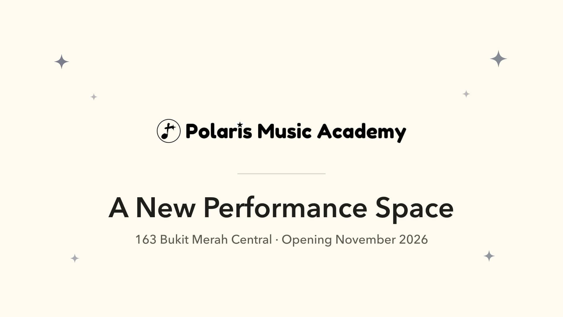 Polaris is Expanding: New Performance Space in Bukit Merah!